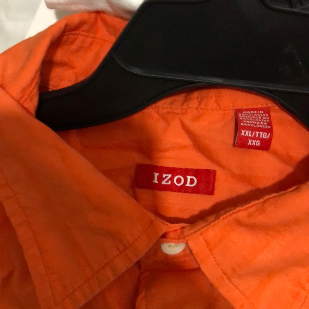 Short sleeve orange shirt